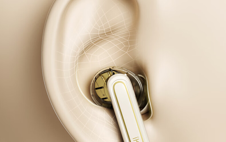 IKF Ultra Wireless Bluetooth Earphones with LDAC High-Quality Sound, ANC Active Noise Cancellation, In-Ear Design, Long Battery Life, 2026 New Model, New Year Gift, Cloud Rock White 30