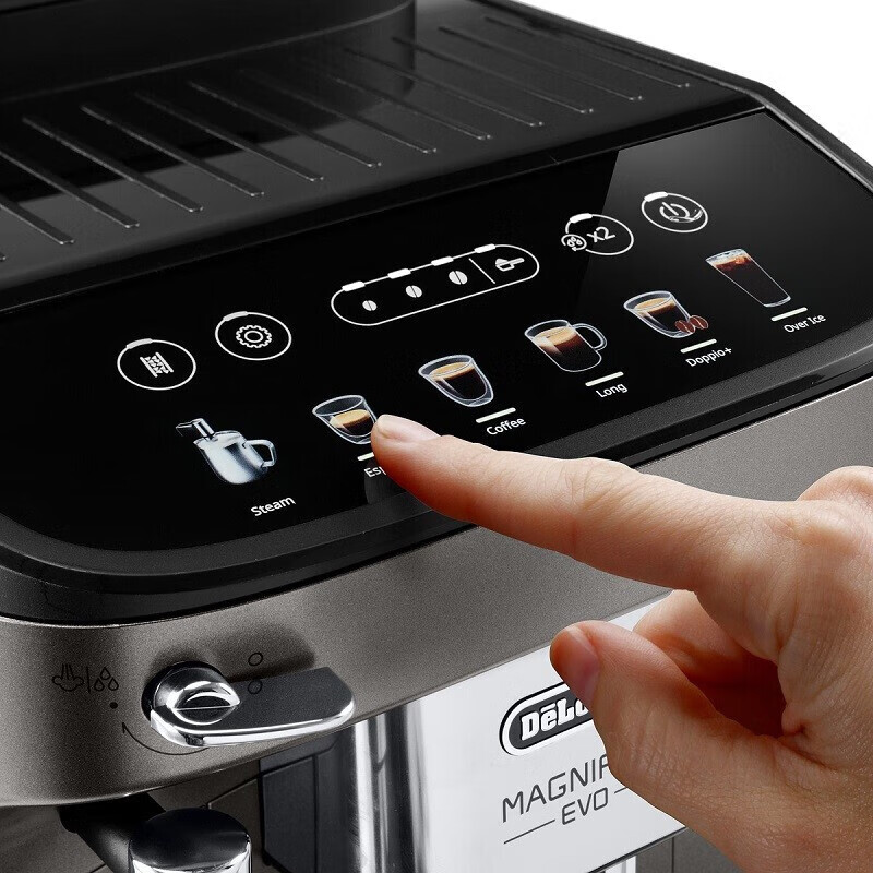 Delonghi Imported Italian Fully Automatic Coffee Machine E MAX Home Use Bean And Ground Coffee Dual-Use Simple Control Manual Milk Frother System 13 Grinding Levels Automatic Cleaning EMAX One's Member