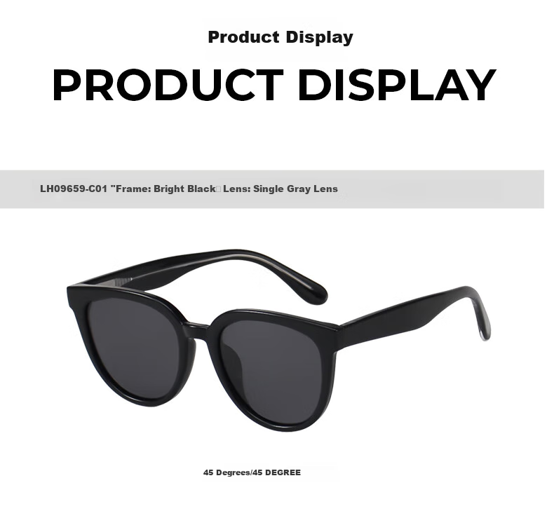 LOHO New Women's Sunglasses 2026, Polarized UV Protection Sunglasses, Retro Round Frame, High-End Eyewear 12