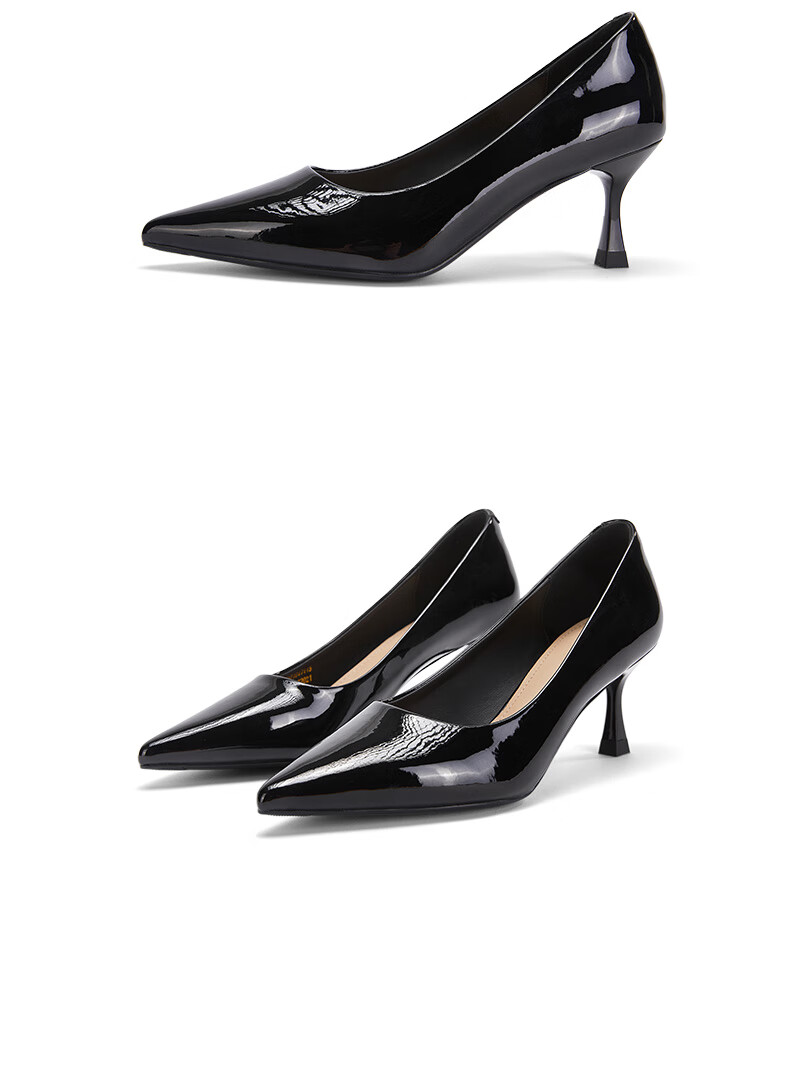 DAPHNE Nude High Heels for Women 2025, French Thin Heel Pumps for Dresses, Pointed Toe Commuter Leather Shoes for Women, Skin Color, Size 38 16