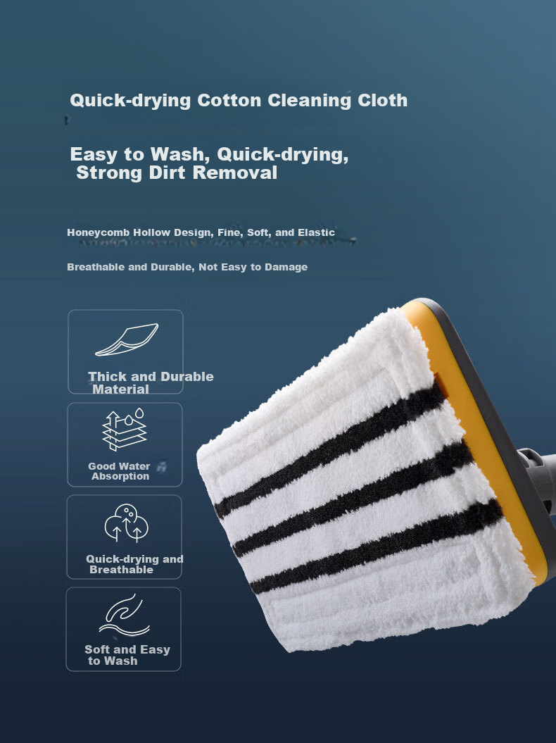 Donlim Steam Cleaner, Multi-Functional Steam Mop, High-Temperature Steam Sterilization And Mite Removal, Household Kitchen Mirror Cleaning, Fabric Sterilization And Mite Removal, High-Temperature Steam Mop DL-7006 10