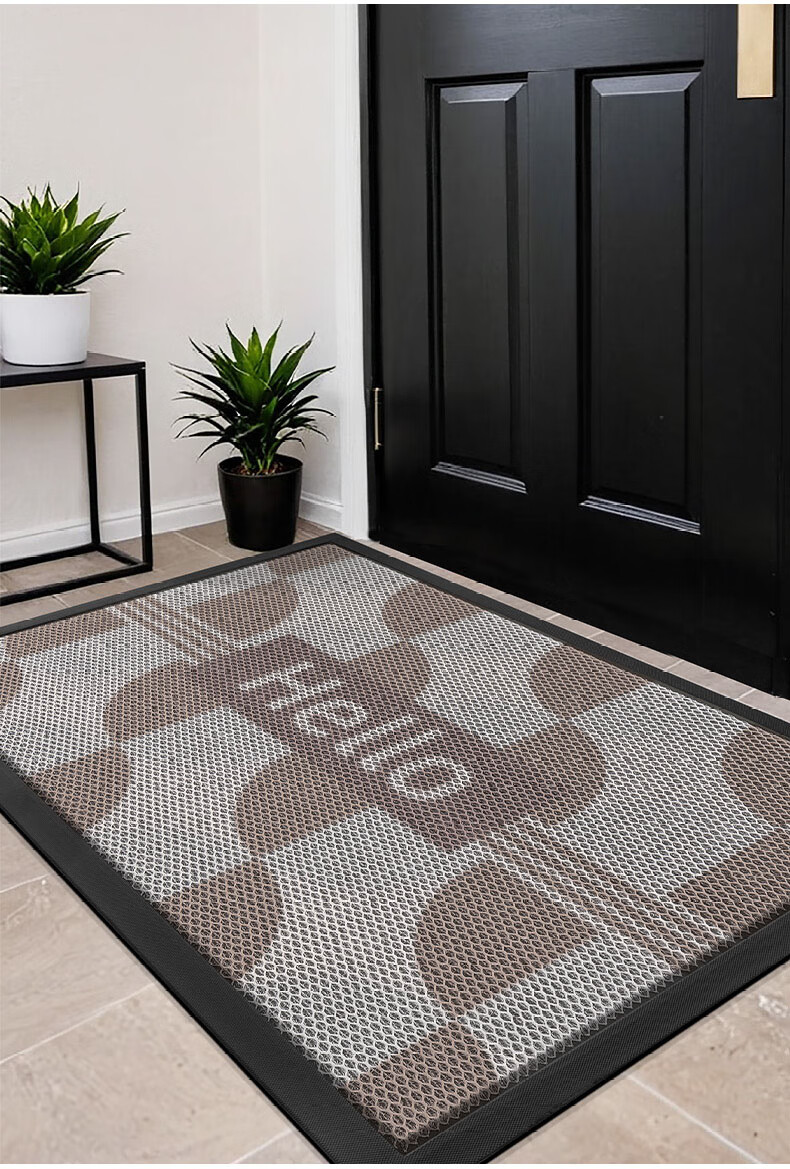 Dajiang Entrance Mat, High-End Doorway Mat, Elastic Non-Slip Doormat, Entrance Floor Mat, 60x90cm 4