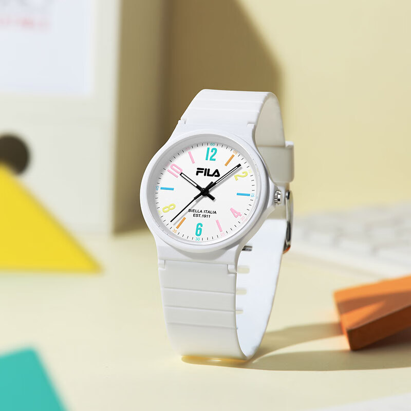 FILA CET-4 And CET-6 Silent Student Watch for Men And Women, Elementary School Students Waterproof Quartz Watch 6641-001