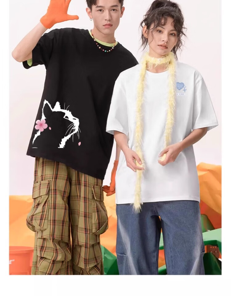 Huili Trendy Short-Sleeve T-Shirt for Women, 2026 New Summer Chinese Style Black Oversized Women's Clothing, Plus Size Slim-Fit Regular Shoulder Styling for Wome 11