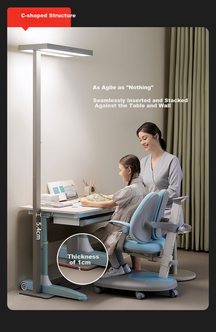 Honeywell Floor Lamp, Eye Protection Lamp, Study Lamp, Full Spectrum Floor Light, Large Street Lamp, Children's Student Reading Lamp, 03S01 22