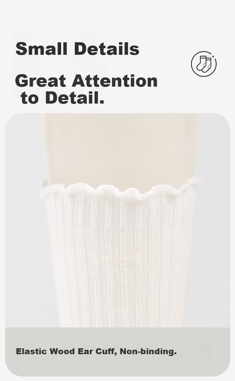 Barbie Girls' Socks, Children's Mid-Calf Socks, Spring And Autumn Cotton Socks for Girls, Short Socks, Princess Socks, Thin Ruffled Edge Slouch Socks 11