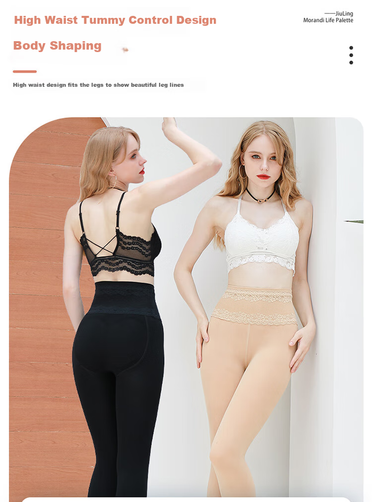 LangSha High-Waisted Leggings for Women with Fleece Lining, Slimming Effect, Thick Autumn And Winter Style, Bare Leg Look, All-In Thermal Pants 7