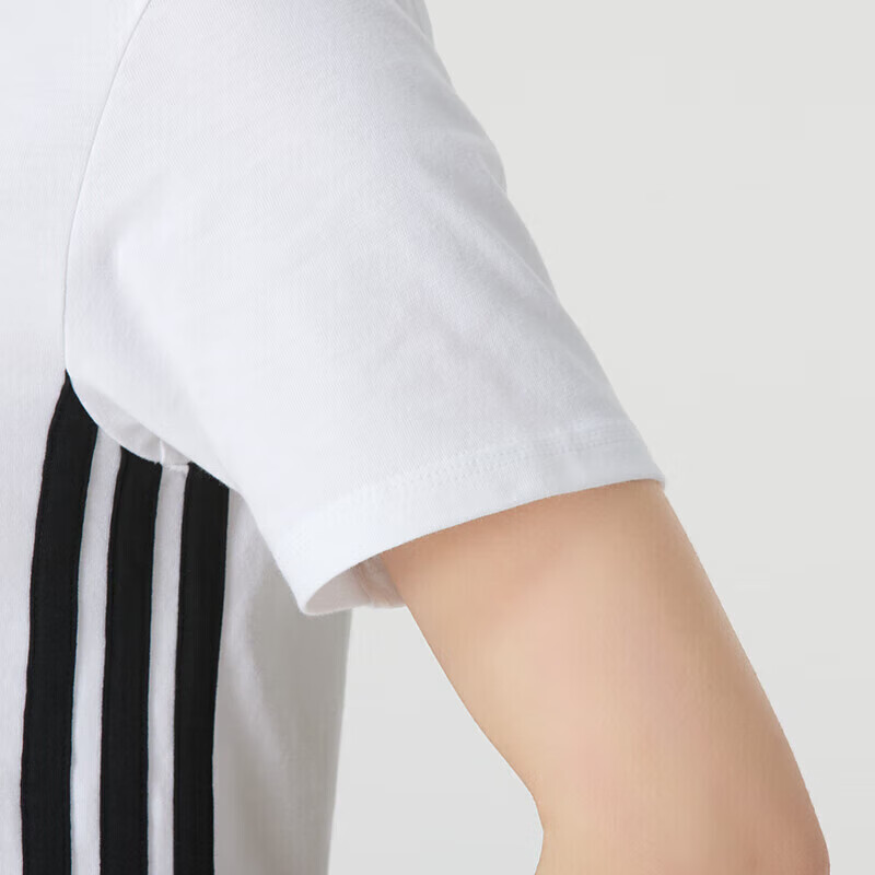 Adidas Women's Breathable Sports Running Fitness Pure Cotton Casual Short-Sleeve T-Shirt, JY8576 5