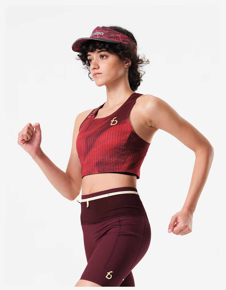 Flipbelt [Chromosome Half-Back Vest 2.0] Women's Training Quick-Dry Shirt, Marathon Running Breathable, Glacier Blue, M 10