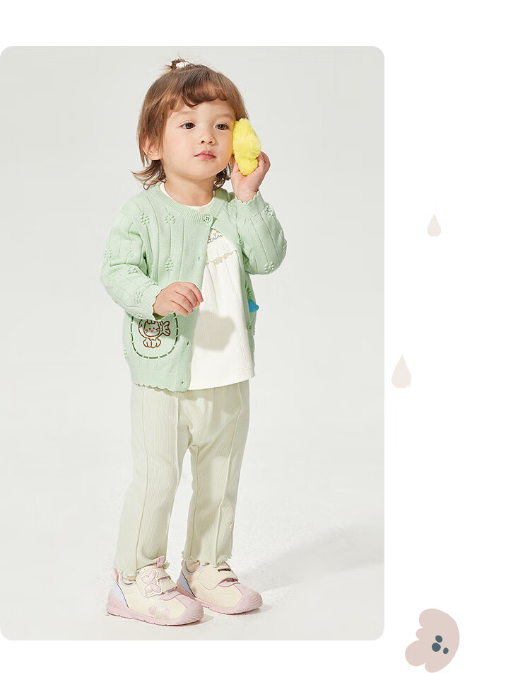Balabala Kids Sweater Knitwear 2025 New Spring Boys Cardigan Cute [Mall Same Style] 200125103101 11