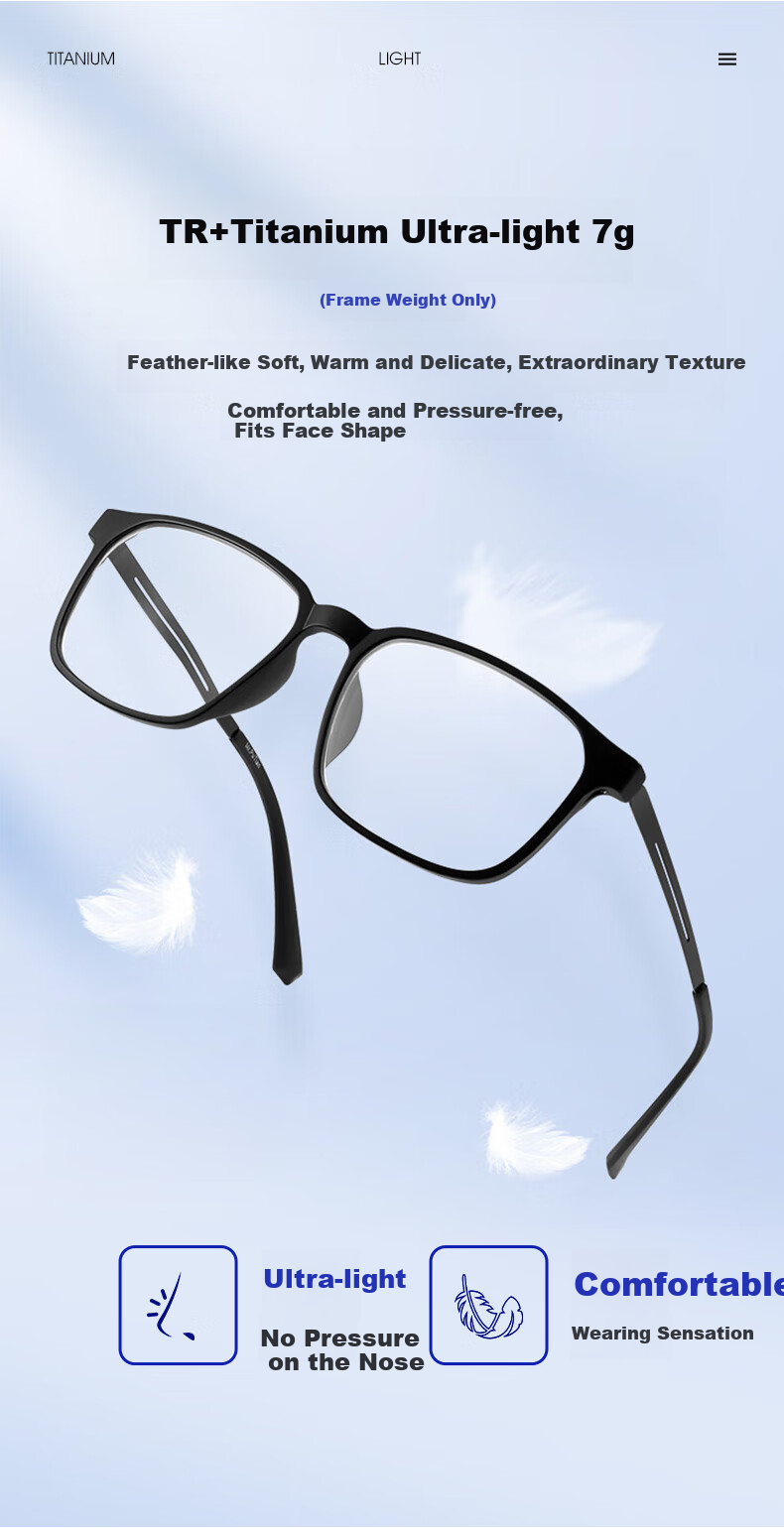 CAPONI German Imported Reading Glasses for Men And Women, Anti-Blue Light, Bifocal, High Definition, Ultra-Light Titanium Black Frame Reading Glasses 5