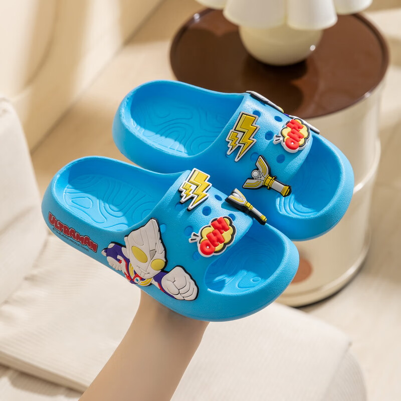 Duomiao Children's Slippers Boys Summer Non-Slip Indoor Bathroom EVA Soft Sole Kids Sandals 250006TL
