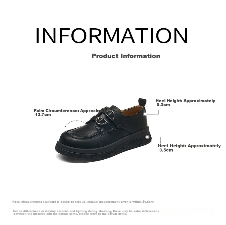 Dusto Thick-Soled Loafers for Women, 2026 New Spring Style, Academic-Inspired Leather Shoes, Deep-Mouth Flats, Soft-Soled Commuter Shoes for Wome 13