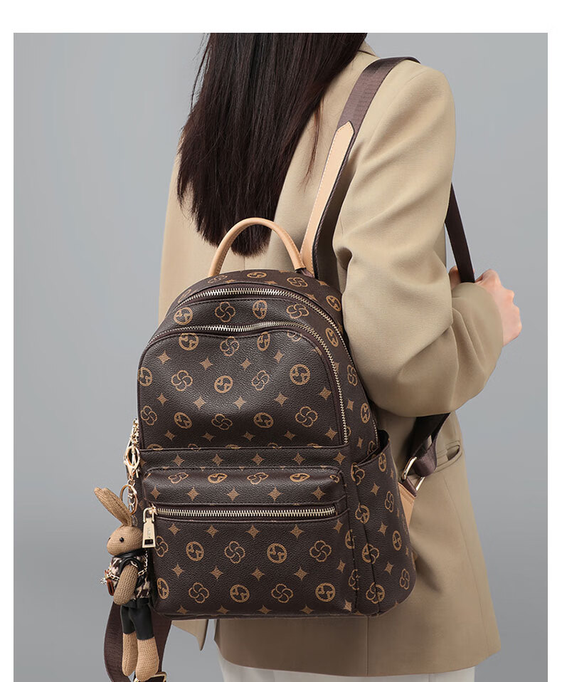 Aiqinghai Backpack for Women, Lightweight Luxury Fashionable Brand Travel Bag, Business Trip Sports Lightweight Birthday Gift 1