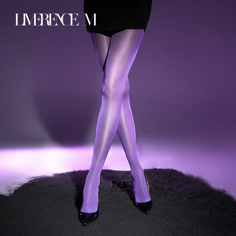 Limerence M [Leishen] Silk Stockings, Shiny And Smooth Pantyhose, Sexy Leg-Baring Women's Socks, Sand Color, 1 Pair, Size L