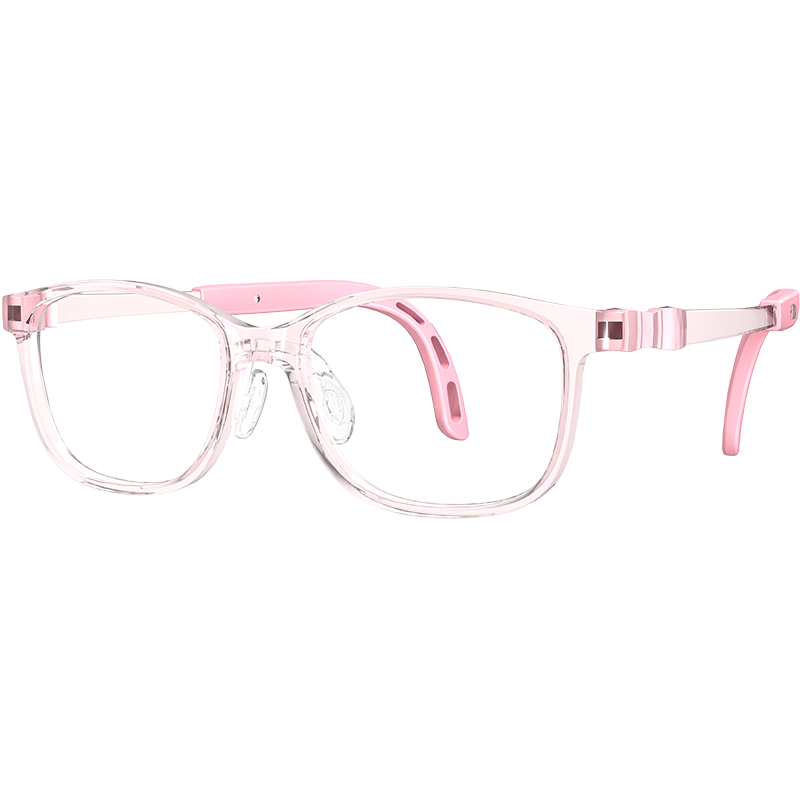 Wanpishu Professional Eyeglass Frames for Children Aged 6-12, Suitable for Prescription Lenses, Blue Light Blocking, Anti-Myopia Lenses, And Anti-Slip Desig