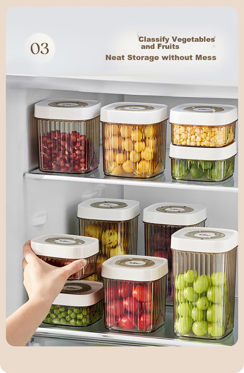 Bear Airtight Container, Multi-Grain Storage Box, Plastic Jar for Snacks, Dried Goods, Tea Leaves, 850ml Sealed Container 16