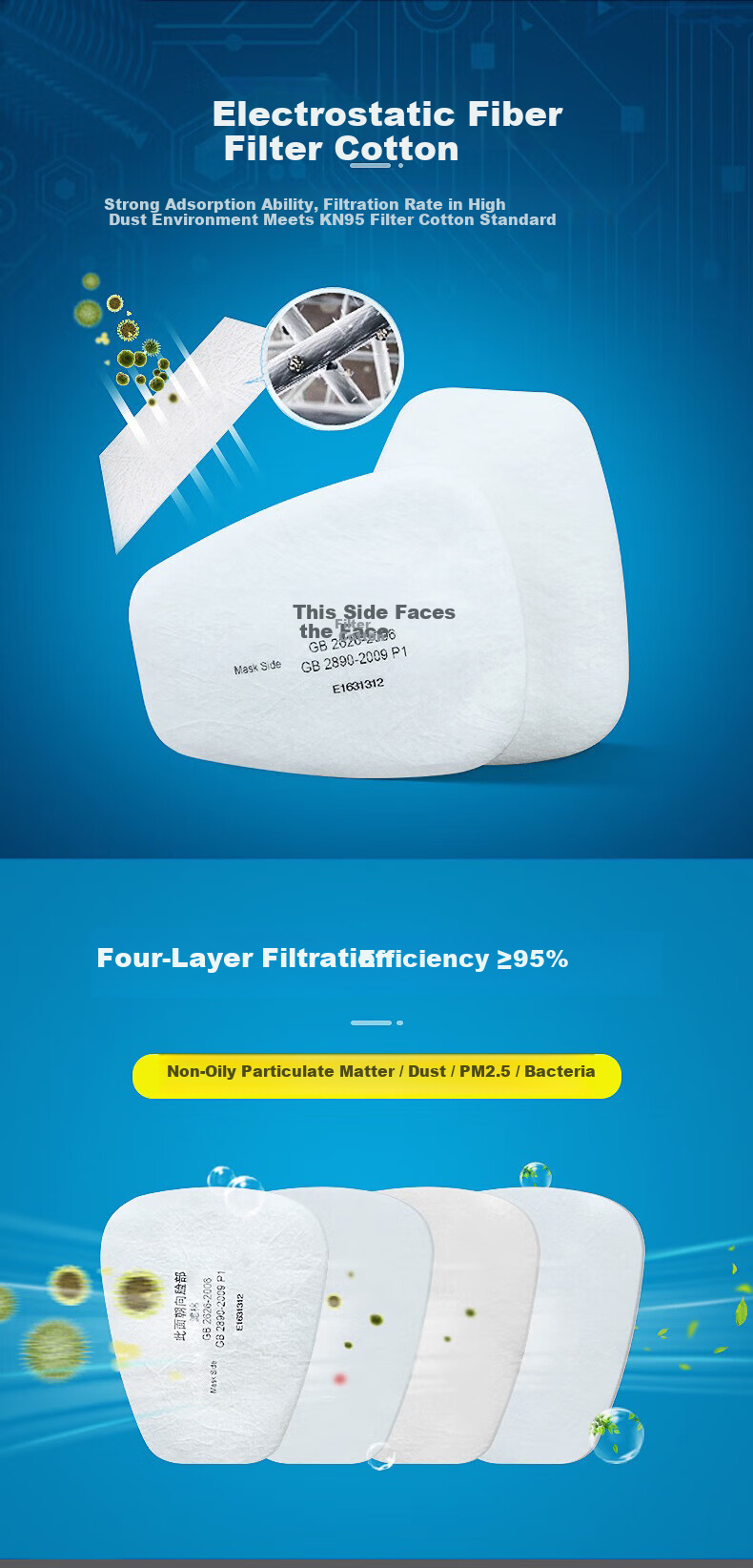 Leyoubaiyi Gas Mask, Silicone Protective Face Shield 6502, Resistant to Chlorine/hydrogen Chloride And Other Inorganic Gases, for Pharmaceutical Printing Industry, Firefighting Mask with B1 Filter Cartridge, Eight-Piece Set 7