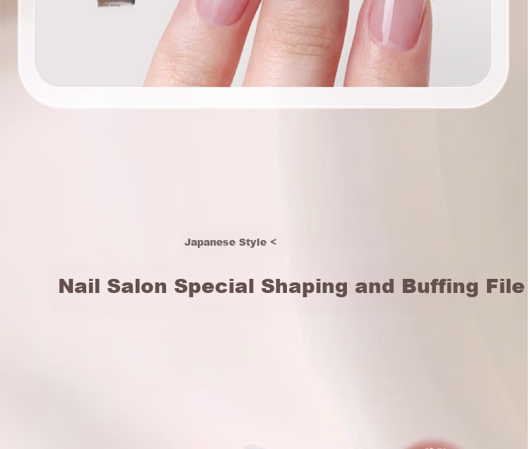 Goood 3 Double-Sided Nail File Sanding Strips for Manicure, Professional Nail Salon Polishing And Filing Tool Set 4