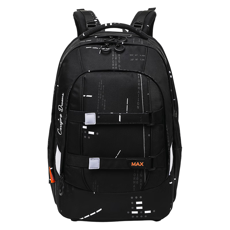 Herder Middle And High School Student Backpack for Boys And Girls, Large Capacity, Grades 7-12, Spine Protection, Expandable, Stylish, Ultra-Lightweight Shoulder Bag