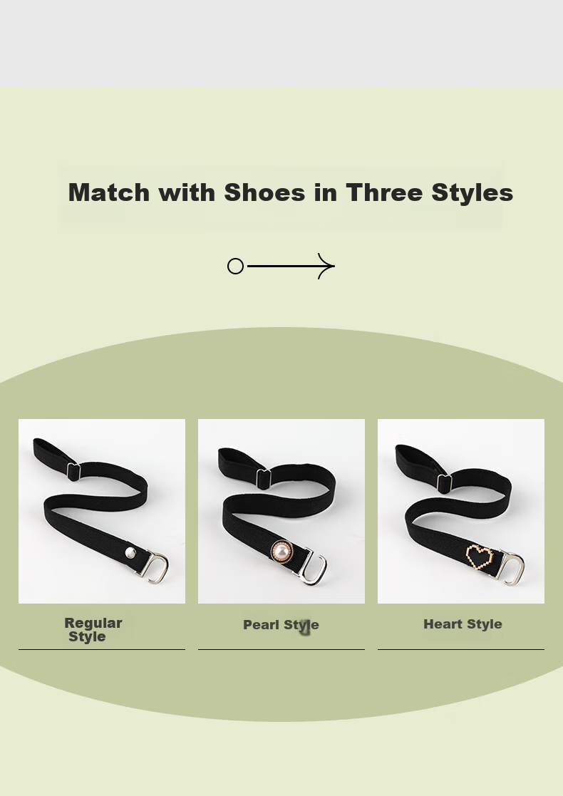FOOTOPPO High Heel Shoe Strap for Women, Anti-Slip Back Fixing Device, Shoe Size Adjustment Band 8