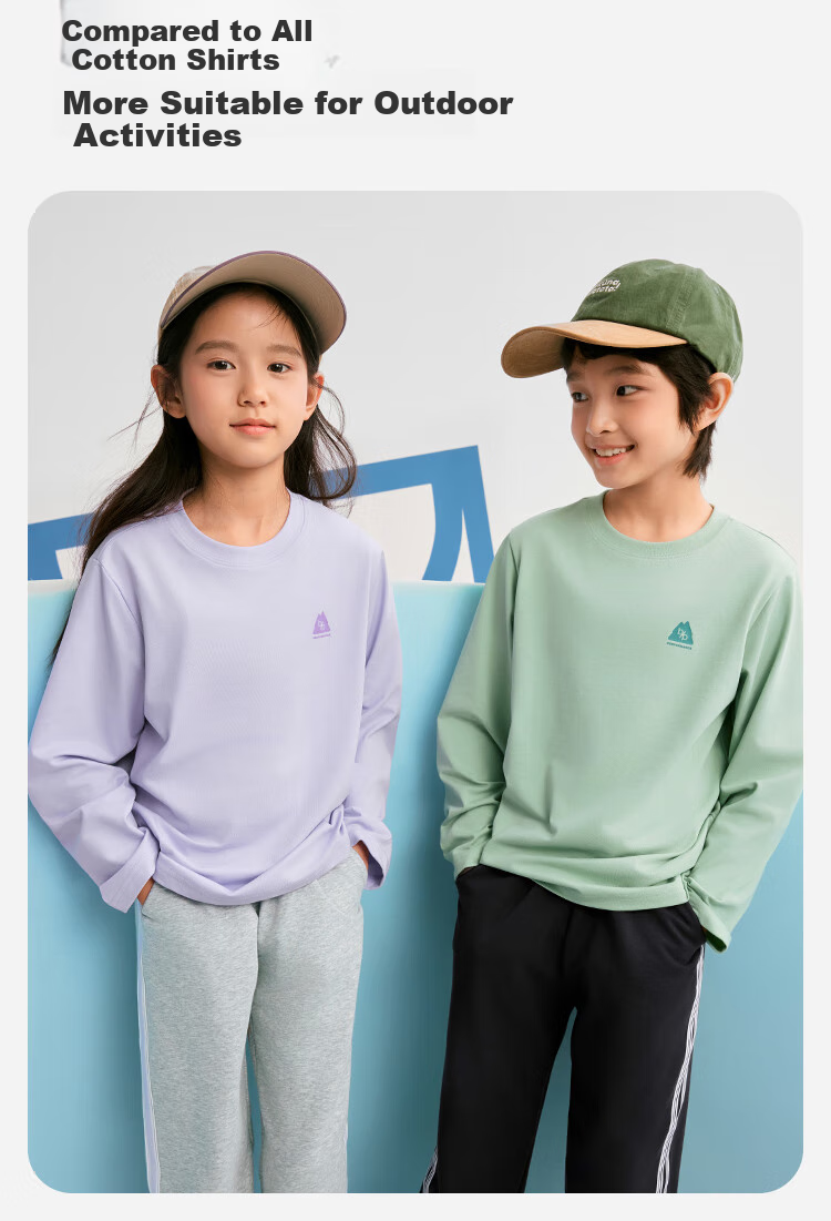 BALABALA Children's Clothing, Kids' Long-Sleeve T-Shirt for Boys And Girls, Spring 2025 Round Neck Comfortable Long-Sleeve Top, 208125100201 3