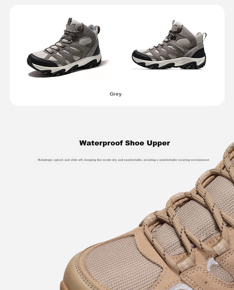 CAMEL Triumph Autumn Winter High-Top Hiking Boots Waterproof Non-Slip Outdoor Shoes for Men and Women 7