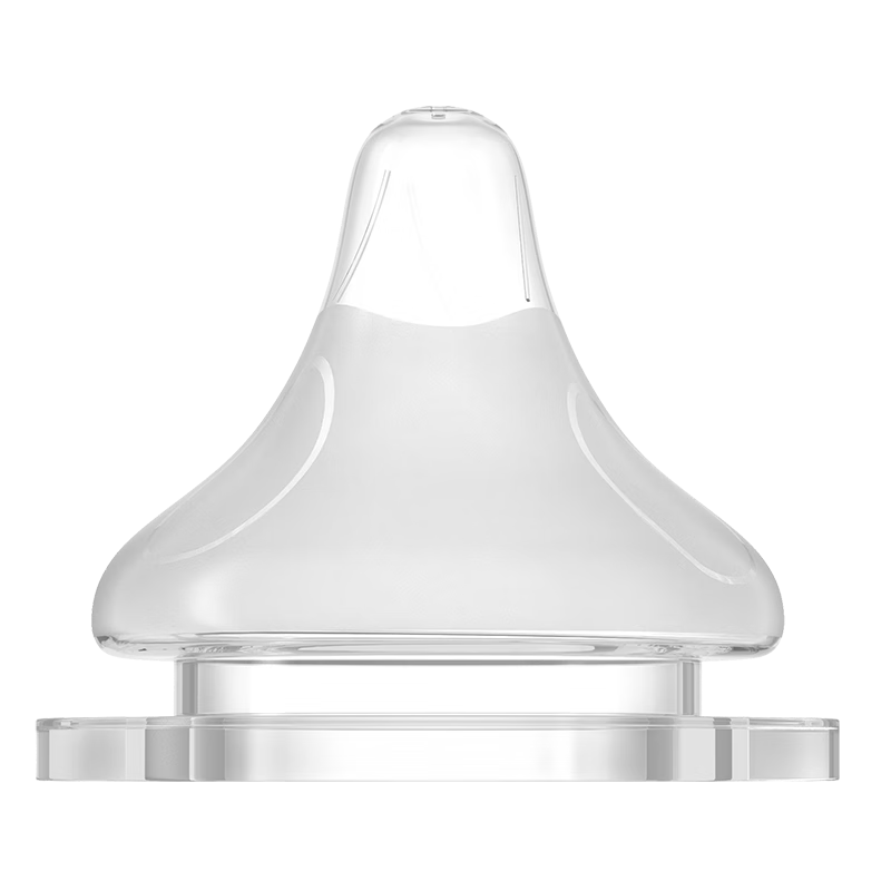 Shuying Newborn Nipple, Breast-Like Feel, Anti-Choking, Anti-Colic, Silicone Soft Nipple for Babies 3-5 Months, Size M