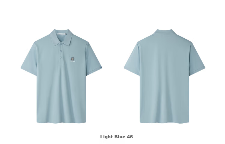 HLA POLO Shirt for Men, Snake Year Celebration Series, Cool-Feeling Large Size, Turn-Down Collar Short Sleeve, Summer Wear 6