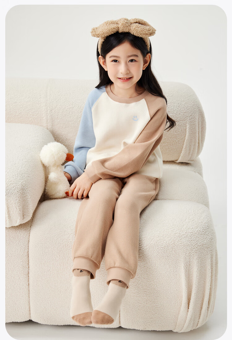 Minibala Children's Pure Cotton Undershirt Pajama Set, Baby Soft And Skin-Friendly [Plant-Based Core] 9