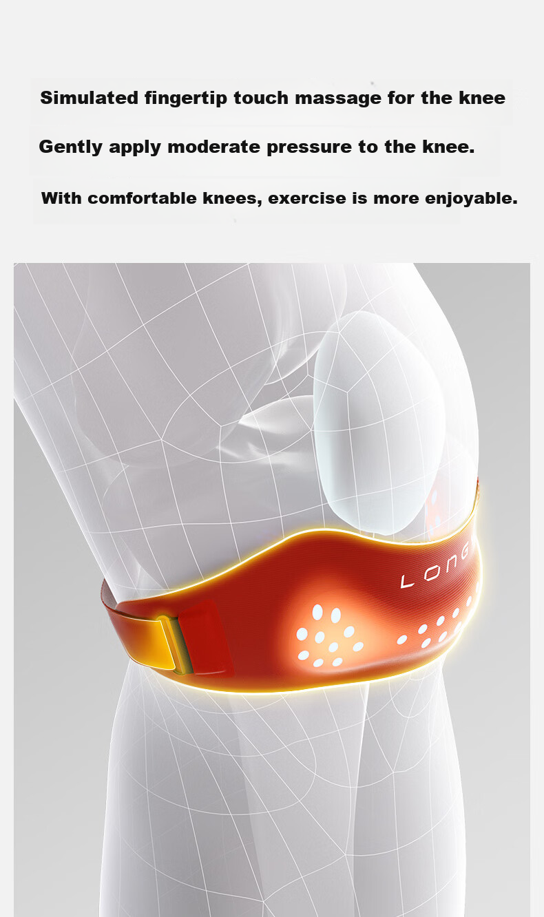 Lianji Patellar Strap for Men And Women, Professional Knee Joint Injury Protection Band for Basketball, Running, Sports, And Badminto 5