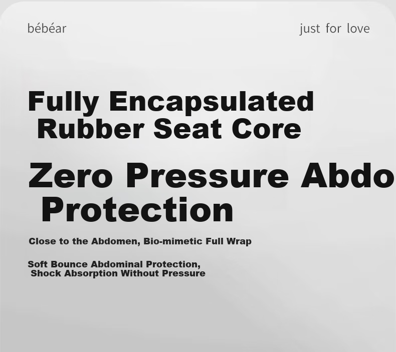 Bébéar All-Season Portable Lightweight Baby Carrier Waist Stool C26 Cloud Version - Ivory White 5
