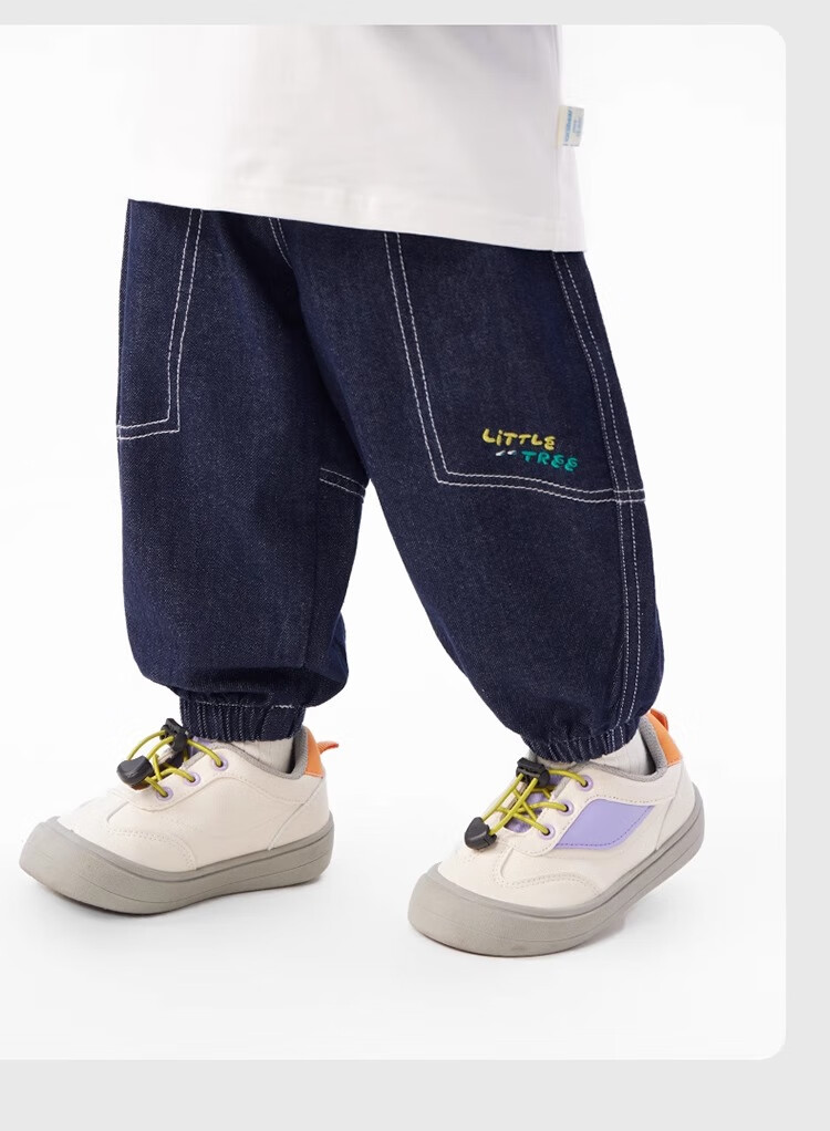 Ciciibear 2025 Spring New Baby Boys Soft Denim Casual Pants Children's Long Pants 19