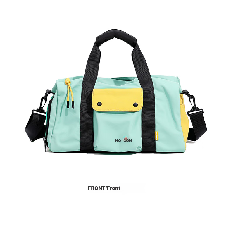 NOXXON Dry-Wet Separation Sports Fitness Bag for Women, Short-Trip Travel Bag, Casual Crossbody Large Capacity Swimming Yoga Bag 22