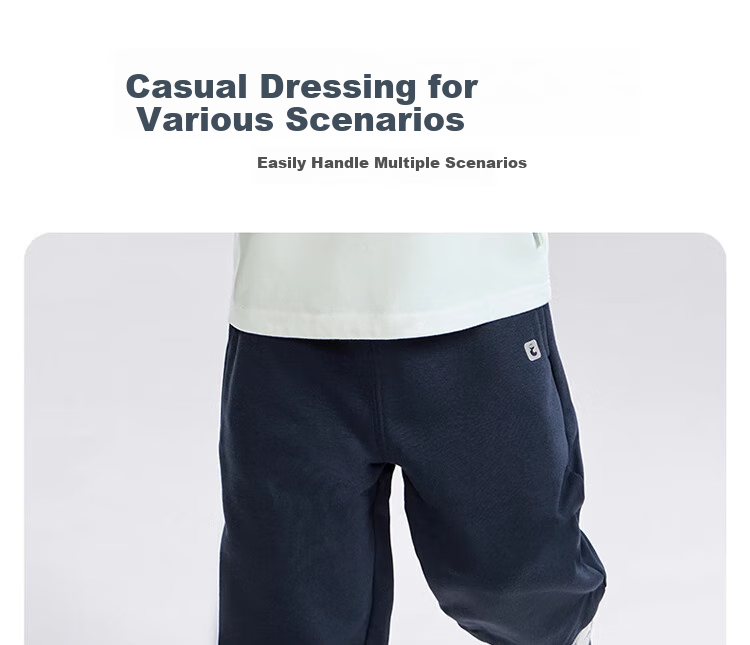 Ciciibear Moisture-Wicking Bear Pants, Ciciibear Boys' Knit Pants Spring And Autumn Style Sweatpants, Baby Casual Pants Children's Trousers 4