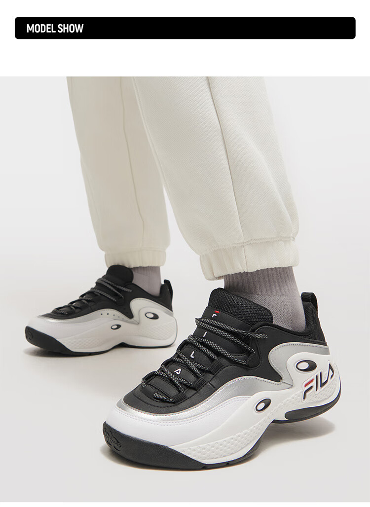 FILA FUSION Women's Retro GH3 1997 Basketball Sneakers Casual Spring Sports Shoes 7