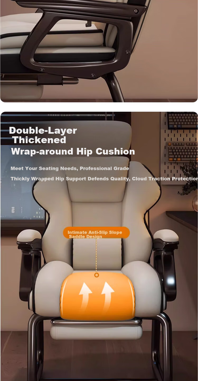 Quanpinwu Computer Gaming Chair, Office Chair, Ergonomic Seat, Executive Sofa Chair, Study Room Comfortable Chair for Long Sitting, Reclining 6