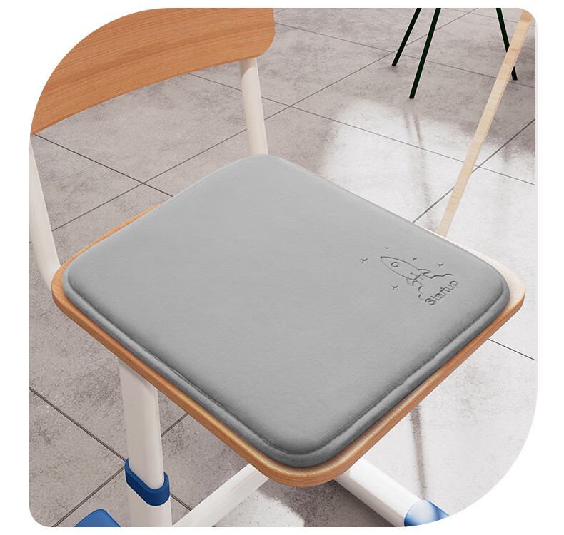 Dijialun Student Seat Cushion Memory Foam School Classroom Chair Pad Long-Sitting Dormitory Stool Car Seat Cushion Butt Pad 6