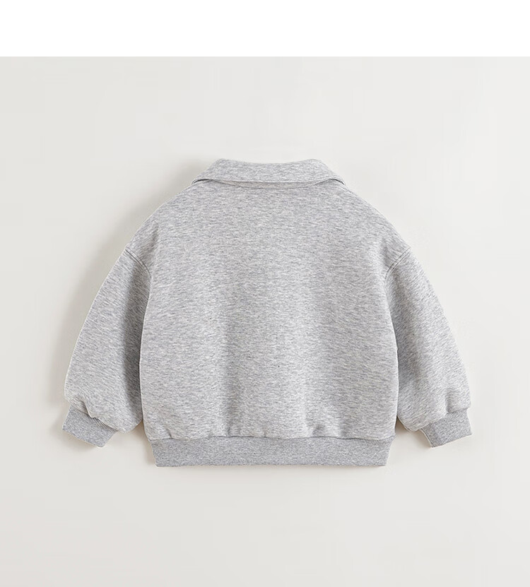 MARC&JANIE Children's Active Stand-Collar Sports Sweatshirt, Loose-Fitting Top for Boys And Girls, Spring 2025 Collection, 250069 6