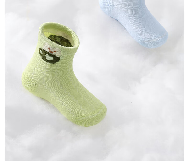 Beitaisi Children's Socks, Spring And Summer Floor Socks, Thin Solid Color Socks for Infants And Toddlers, Mid-Calf Cotton Socks for Newborns And Babies, Summer Seaso 11