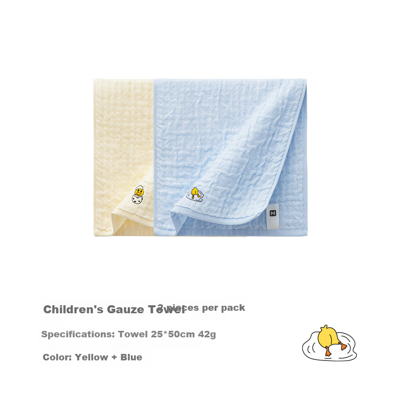 A-Life Baby Gauze Towels, Pure Cotton, 2-Pack, 6-Layer Soft Gauze, Baby Face Towels, Breathable Household Face Wipes