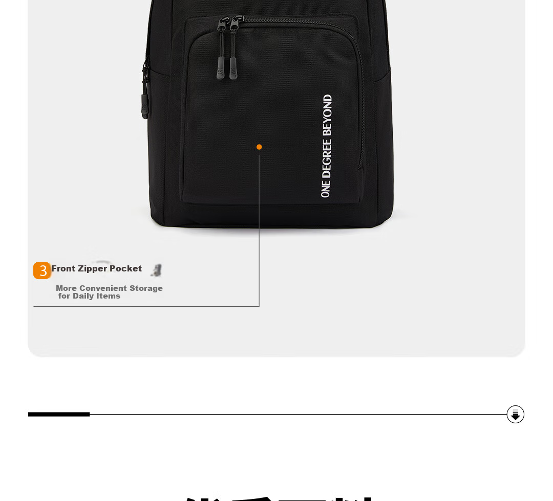 361° Backpack, Water-Resistant Large Capacity Business Travel Bag for Men And Women, Outdoor Hiking Backpack, Black 12