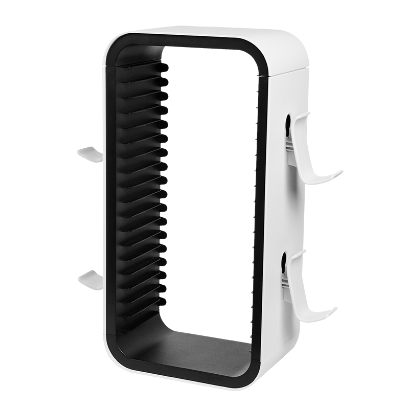 Liangzhi [IINE] PS5/PS4/Xbox/NS Game Disc Storage Rack, Controller Stand, Switch Cartridge Display, Controller Holder, PS5 Gaming Accessories, L866