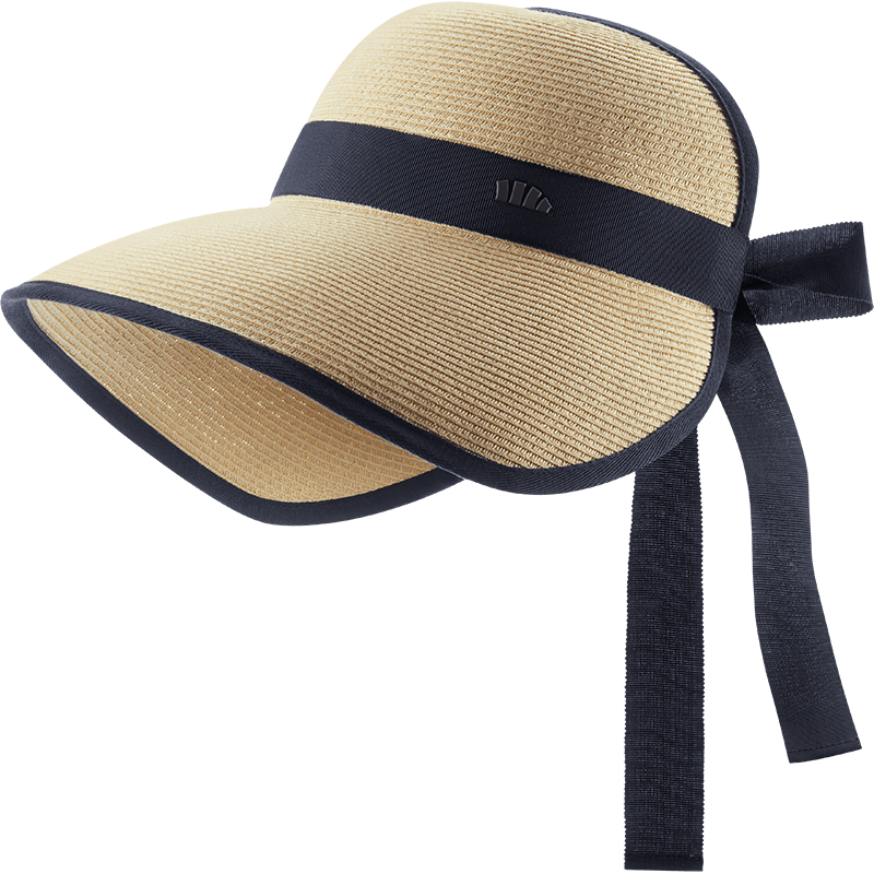 Beneunder Sun Hat for Women, Straw Hat, Sun Protection Hat, Sunhat, Portable Ribbon Hat, Egg Roll GP745 Gold
