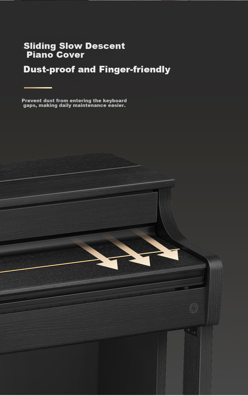 Casio Digital Piano AP300, Black Intelligent 88-Key Weighted Hammer Professional Upright Digital Piano Set 16
