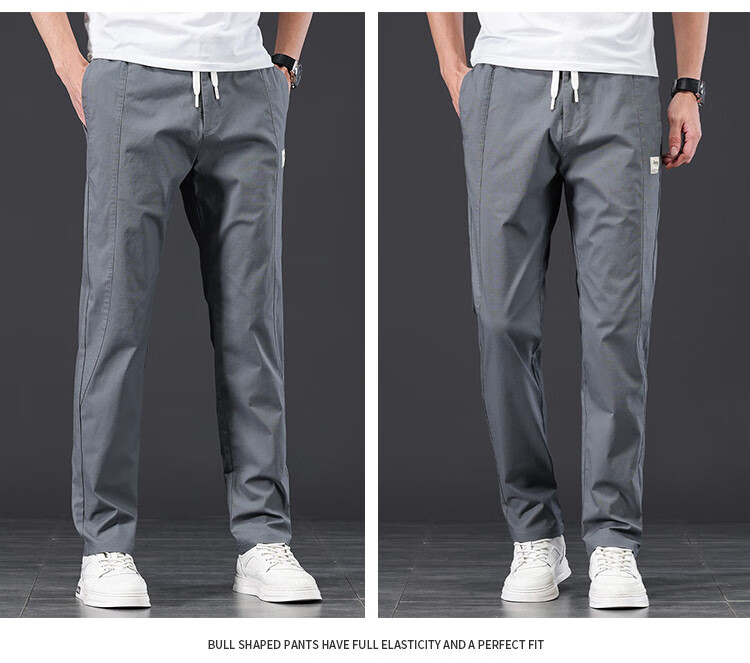 JEEP Comfortable And Simple Casual Pants for Men, 2026 Summer Fashion Versatile Straight-Leg Trousers, Commuter Long Pants for Me 13