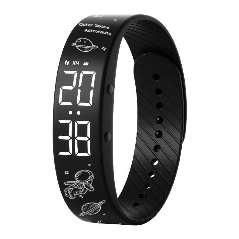 Koshi Student Dedicated Junior High School Wake-up Alarm Clock Vibration Children's Wristband Smartwatch for Middle and High School Girls Time Display
