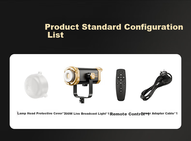 Jimantu Live Streaming Fill Light 300W Professional COB Photography Light, Indoor Studio Shooting Live Stream Room Spherical Light, Deep Mouth Parabolic Softbox, Video Shooting Sunlight Lamp 19