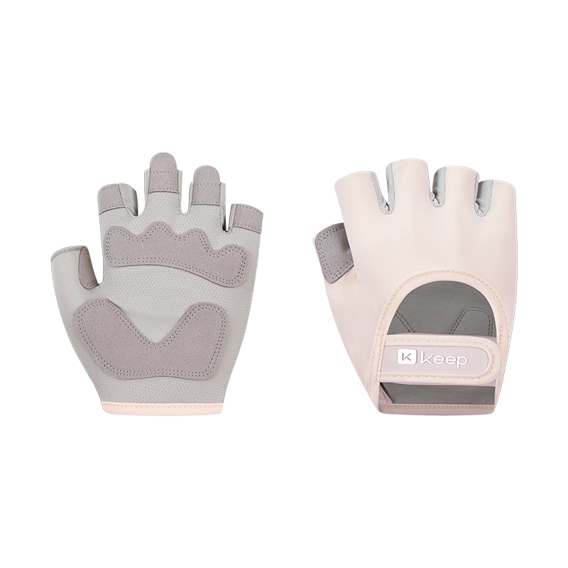 Keep Skin-Friendly Breathable Fitness Gloves, Non-Slip Pull-Up Barbell Exercise Equipment Dumbbell Cycling, Pink S