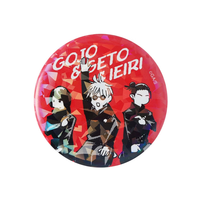 Y LINE Jujutsu Kaisen Order Exclusive Shiny Badge Pin Satoru Gojo Suguru Geto Shoko Ieiri Limited Edition 95 For Ages 15+